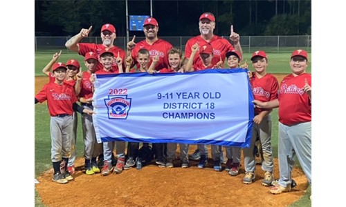 9-11 Year Old District 18 Champions