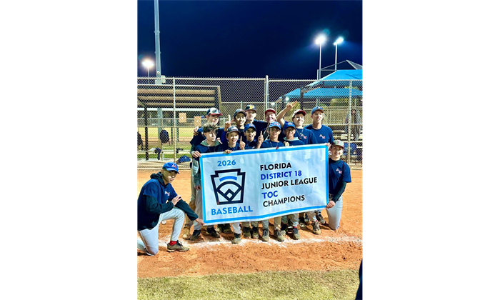 Ave Maria Braves Juniors Baseball 2026 TOC Champions